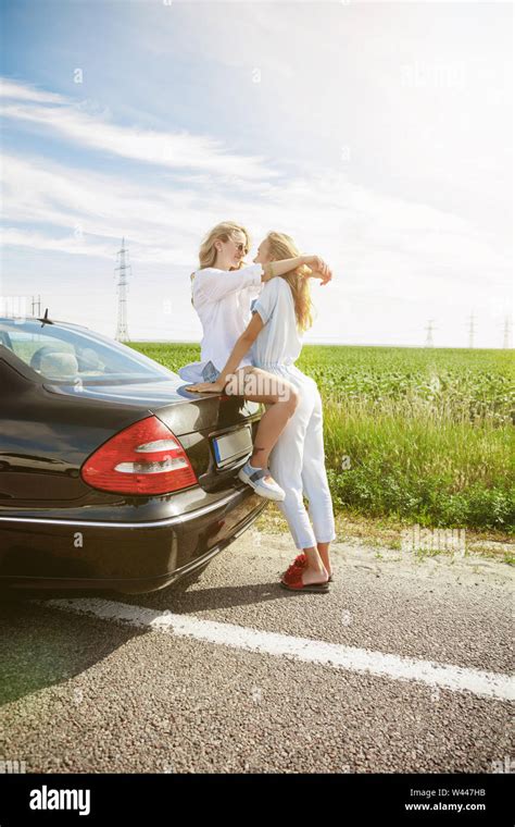 lesbian car sex